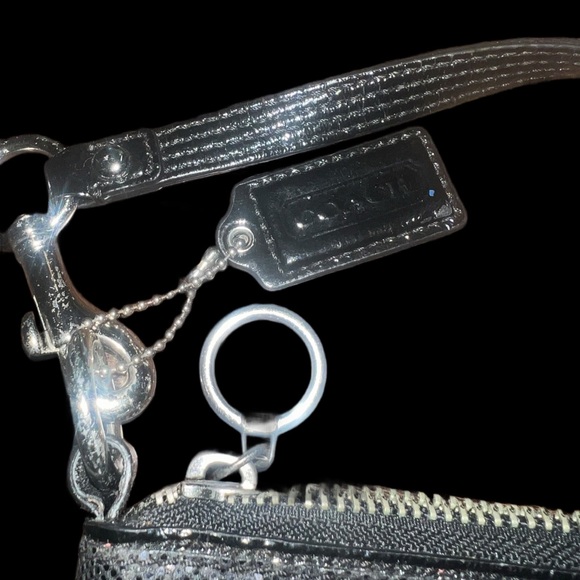 Coach Poppy Vintage Black and Red Plaid Mini Shoulder Bag - Picture 2 of 7